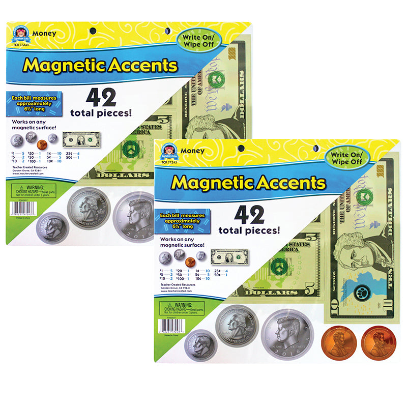 (2 PK) MONEY MAGNETIC ACCENTS