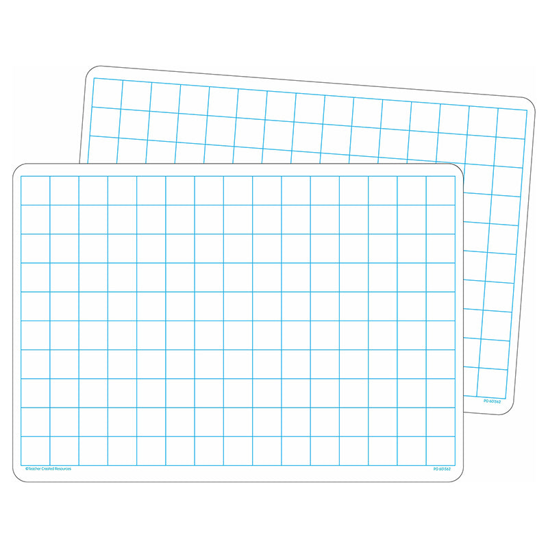 MATH GRID DRY ERASE BOARDS 10 ST