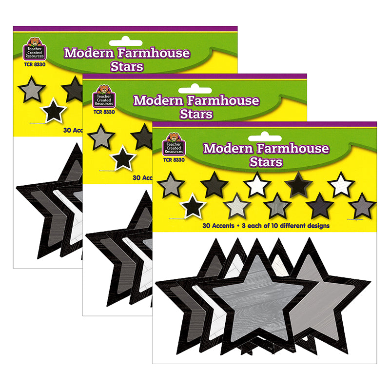 (3 PK) MODERN FARMHOUSE STARS
