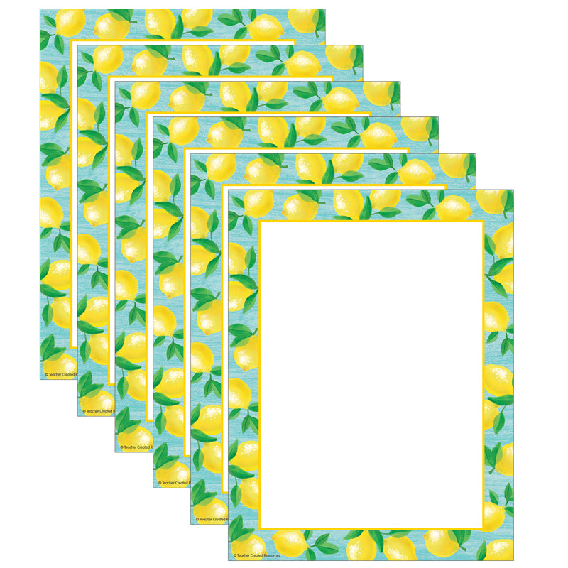 (6 EA) LEMON ZEST COMPUTER PAPER