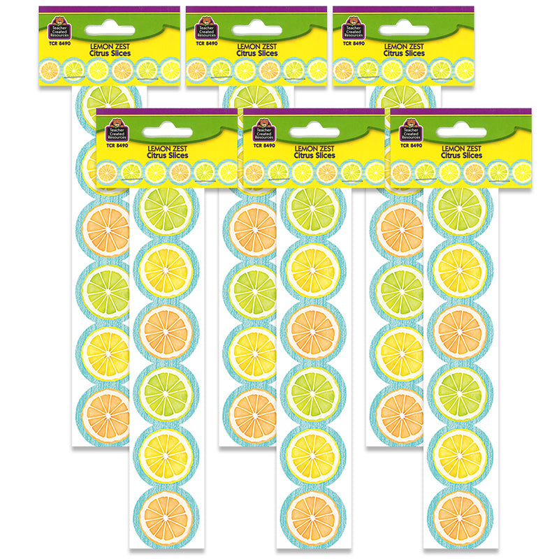 (6 PK) LEMN ZEST CITRUS SLICES
