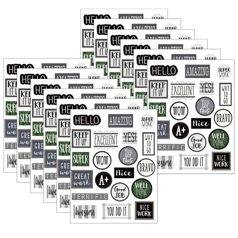 (12 PK) MODERN FARMHOUSE STICKERS