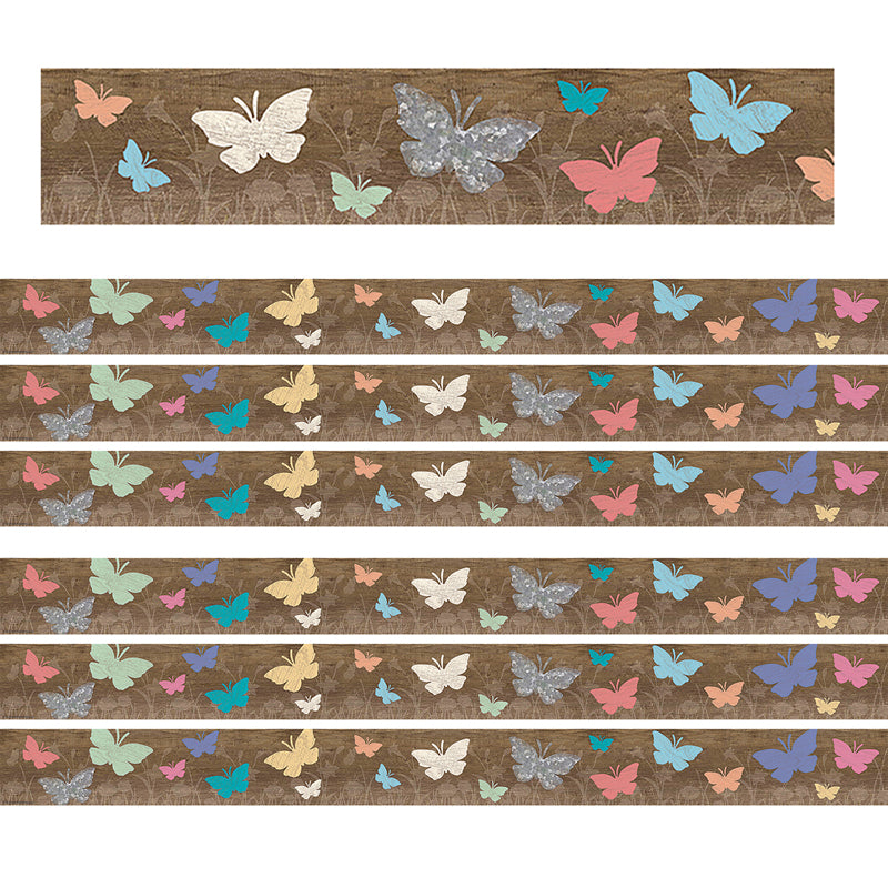 (6 PK) SPRING STRAIGHT BORDER TRIM