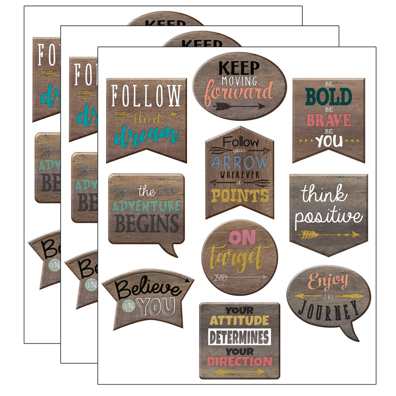 (3 PK) POSITIVE SAYINGS ACCENTS