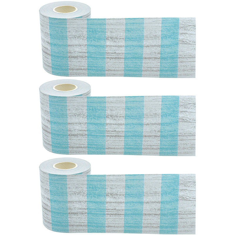 (3 PK) VINTAGE BLUE STRIPES ROLLED