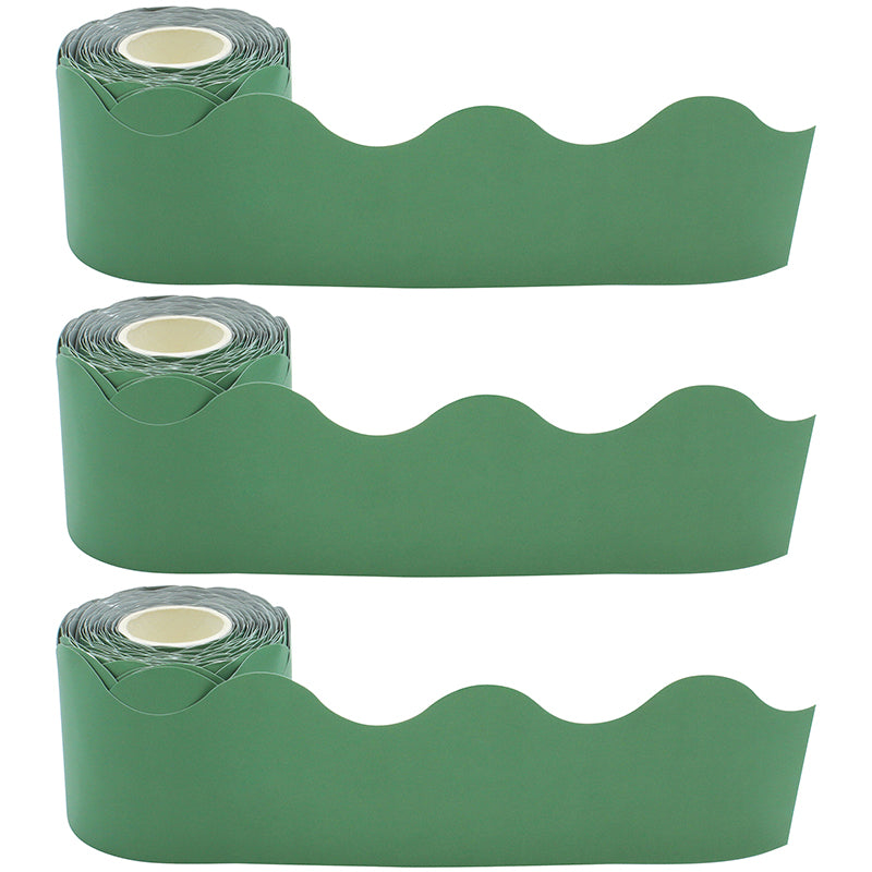 (3 PK) EUCALYPTUS GRN SCALLOPED