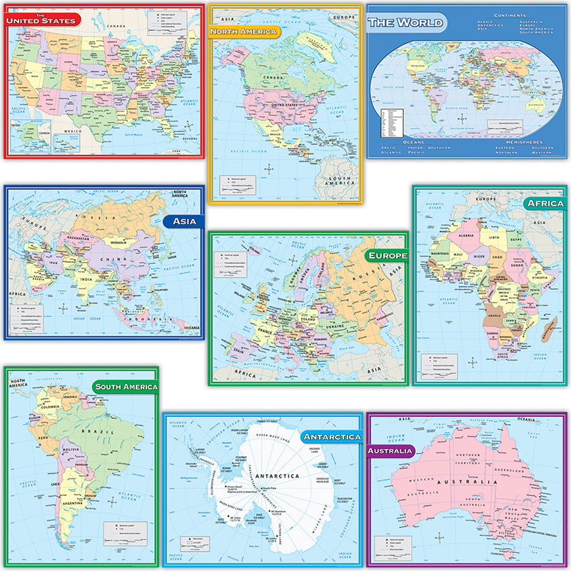 MAP CHARTS SET 9 CHARTS