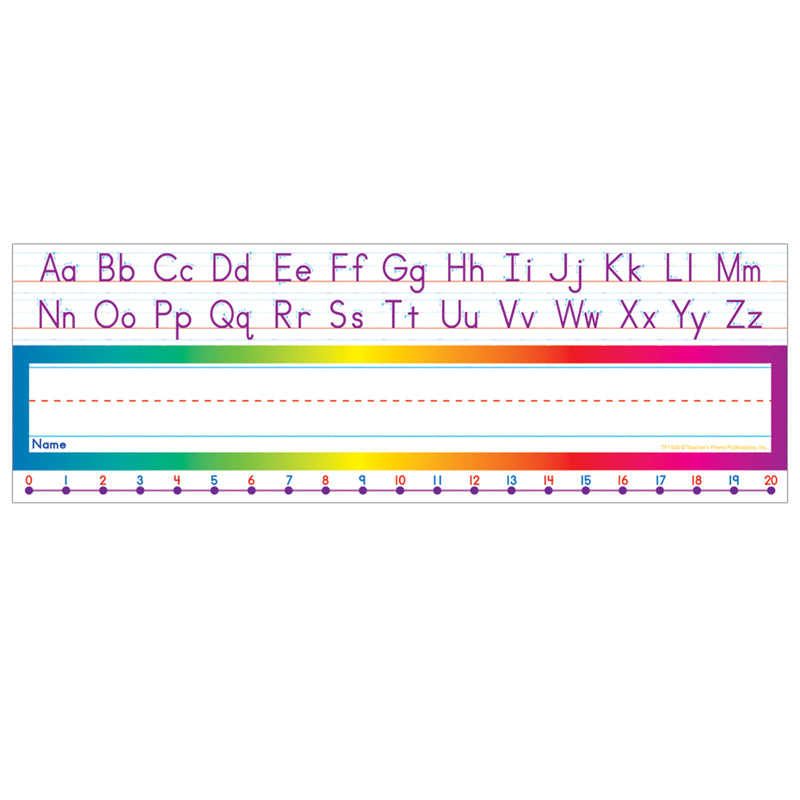 ALPHABET-NUMBER LINE STANDARD NAME