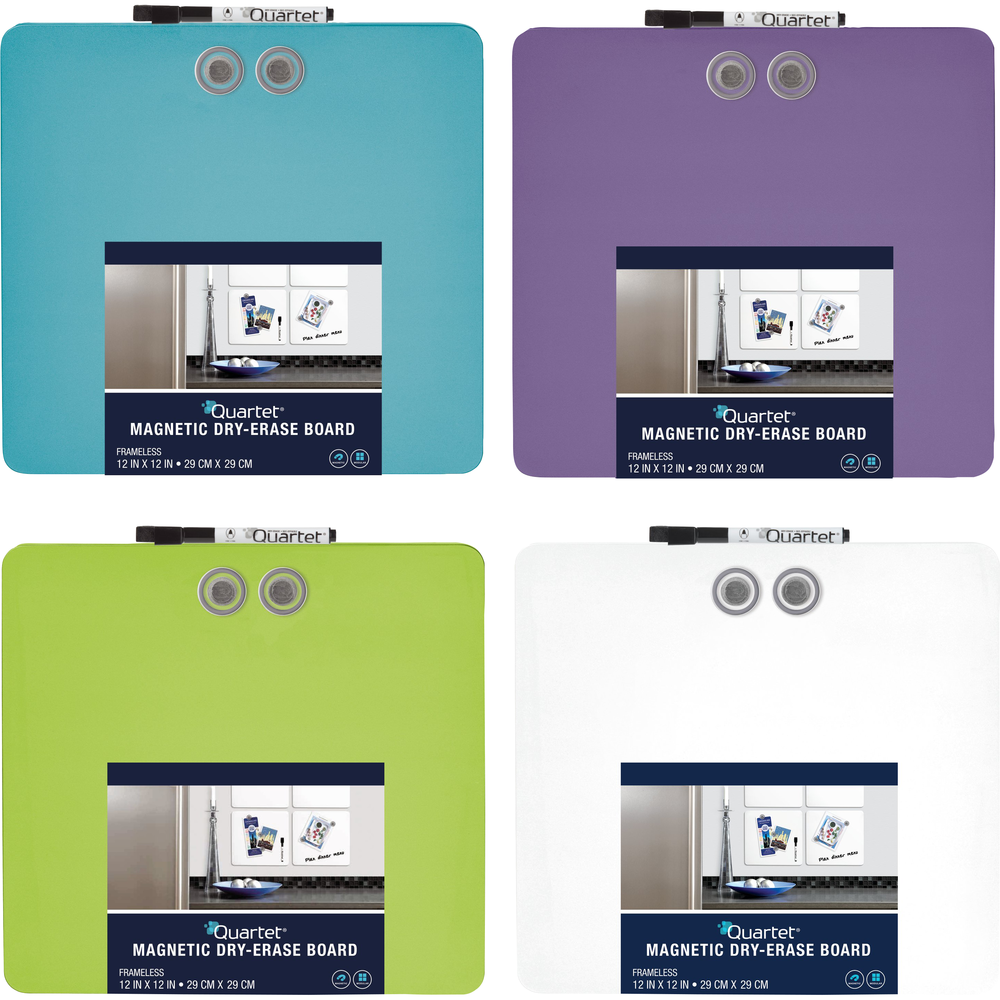 Quartet Unframed Tin Square Magnetic Dry-Erase Board