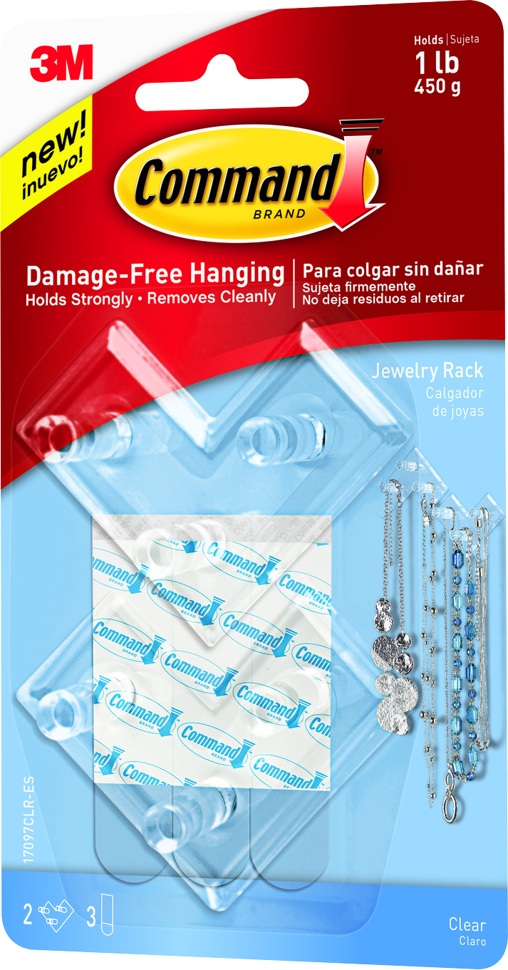 Command Adhesive Jewelry Rack