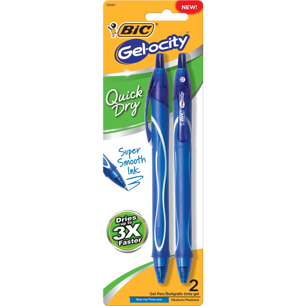 Gel-ocity Quick Dry Retractable Gel Pen