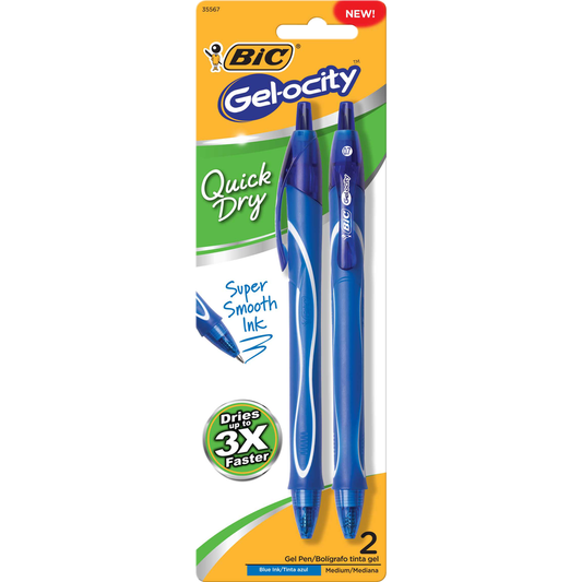 Gel-ocity Quick Dry Retractable Gel Pen
