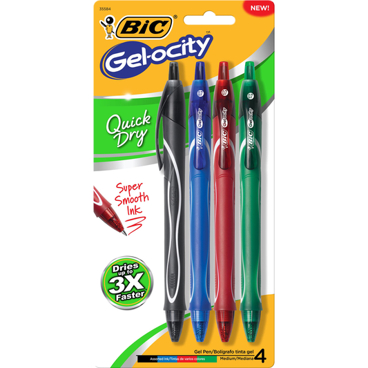 Gel-ocity Quick Dry Retractable Gel Pen