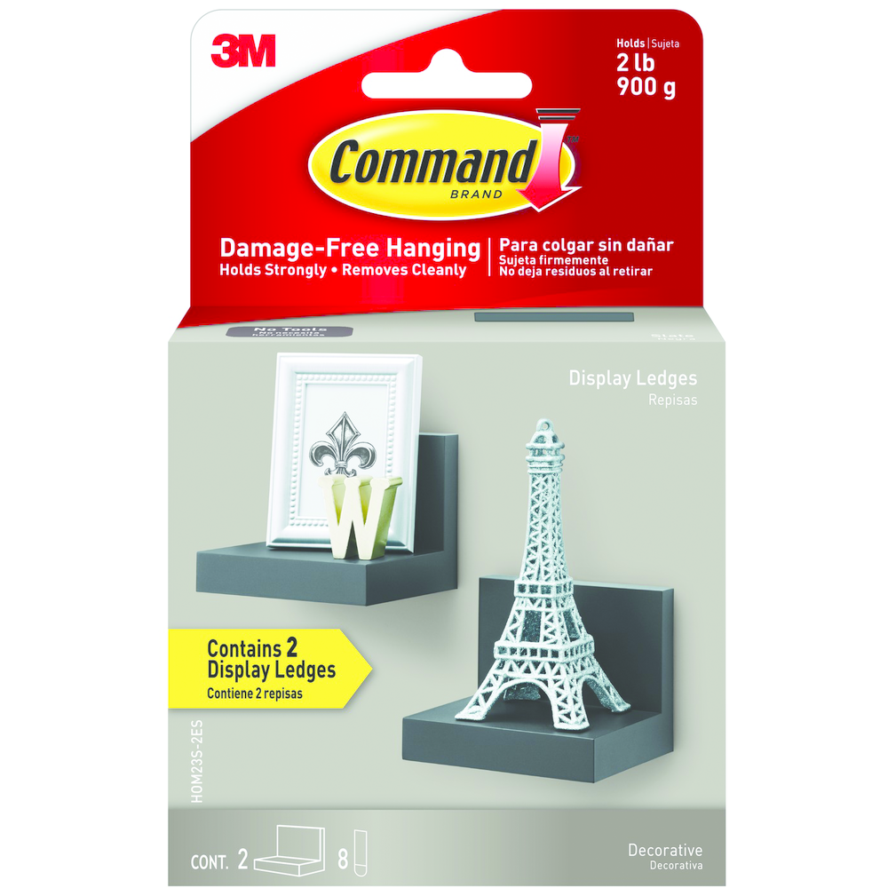 Command Adhesive Display Ledge