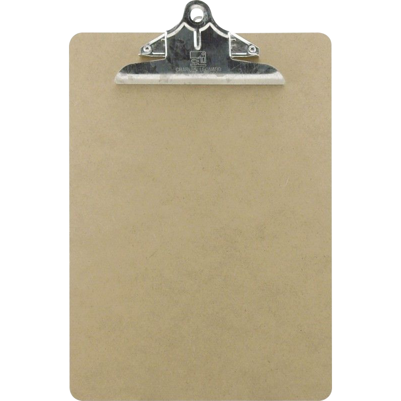 Masonite Letter Clipboard