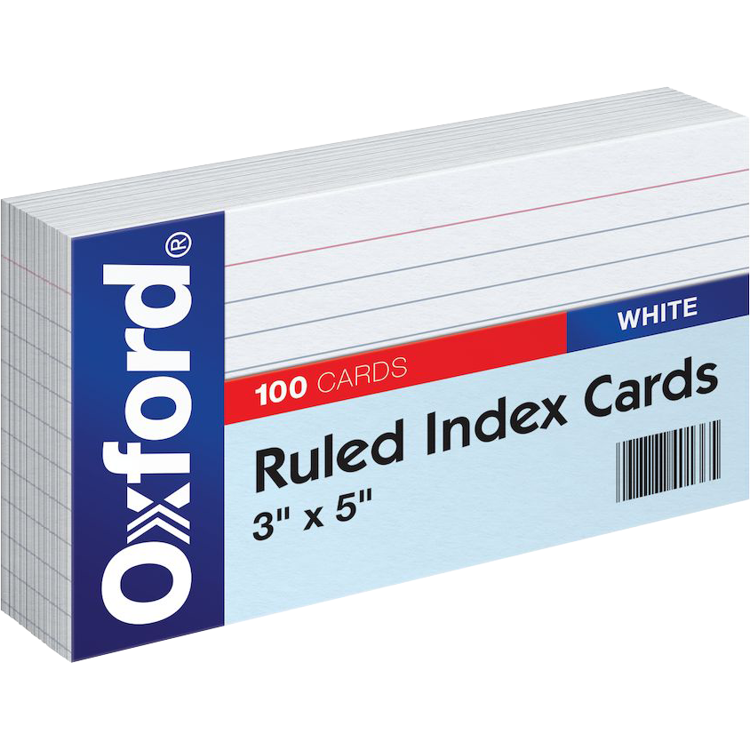 Oxford Index Card
