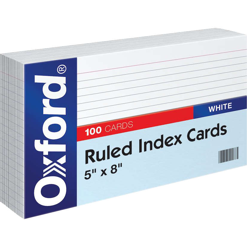 Oxford Index Card