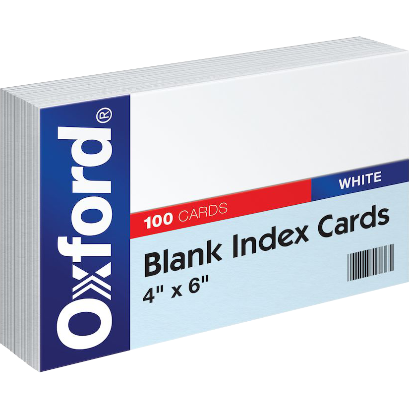 Oxford Index Card