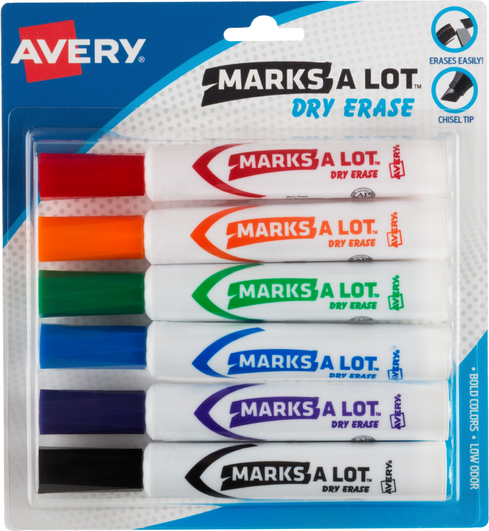 Marks-A-Lot Desk Style Dry Erase Marker