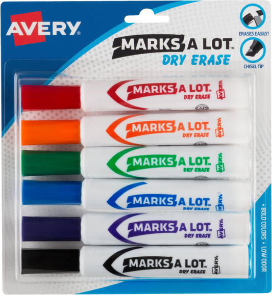 Marks-A-Lot Desk Style Dry Erase Marker