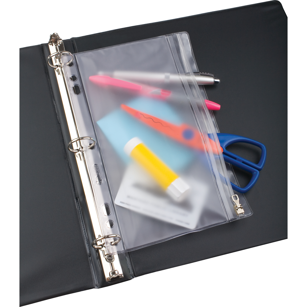 Oxford Poly Zipper Binder Pocket