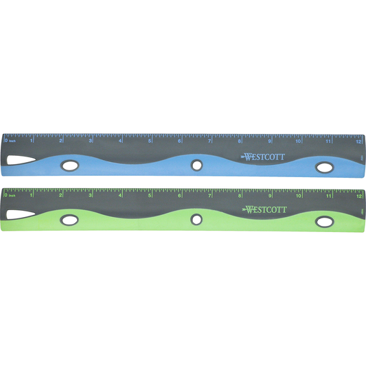 Westcott Wave Overmold Ruler