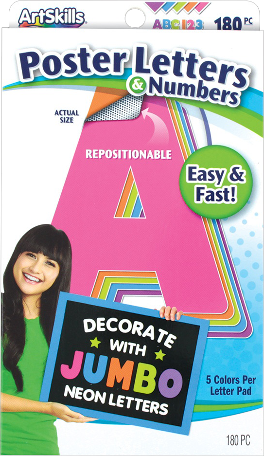 Poster Letters and Numbers