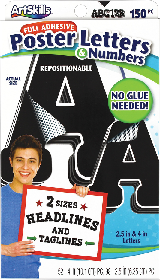 Self Stick Poster Letters