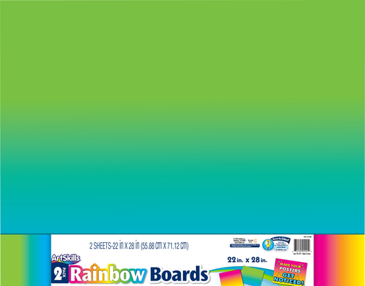 Rainbow Poster Board