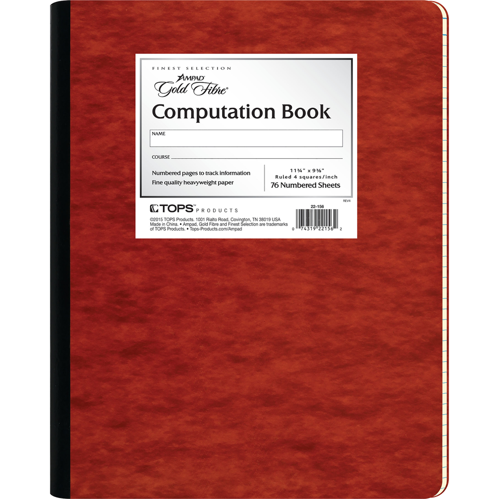 Ampad Gold Fibre Computation Book