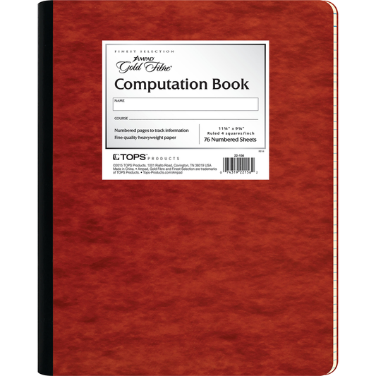 Ampad Gold Fibre Computation Book