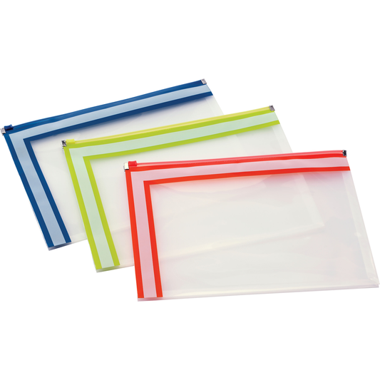 Pendaflex Easy Label Poly Zip Envelope