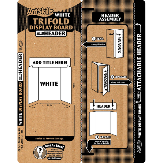 Tri-Fold Project Display Board