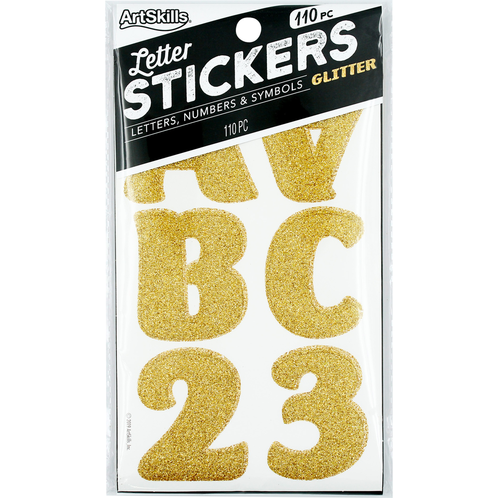 Poster Letter and Number Stickers