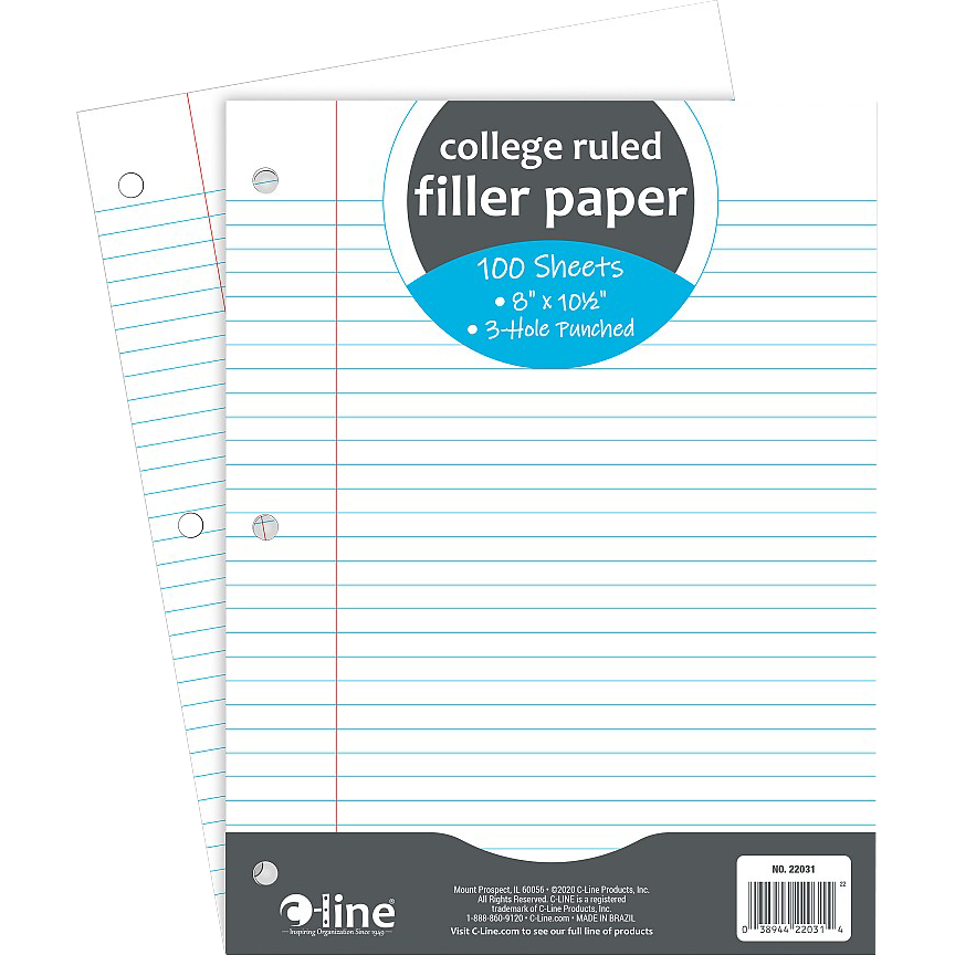 Filler Paper