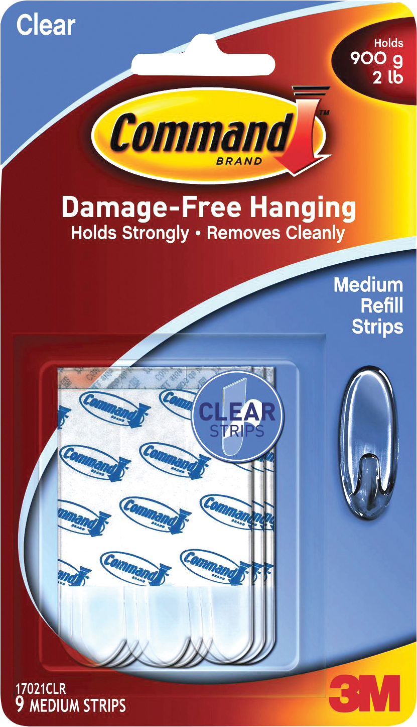 Command Adhesive Replacement Strip