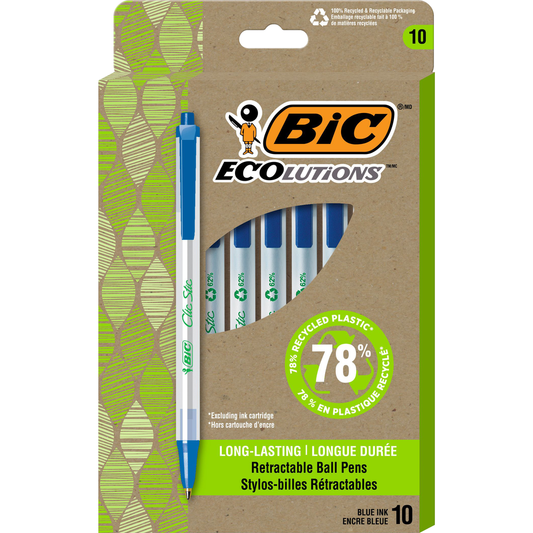 ECOlutions Recycled Clic Stic Retractable Ballpoint Pen