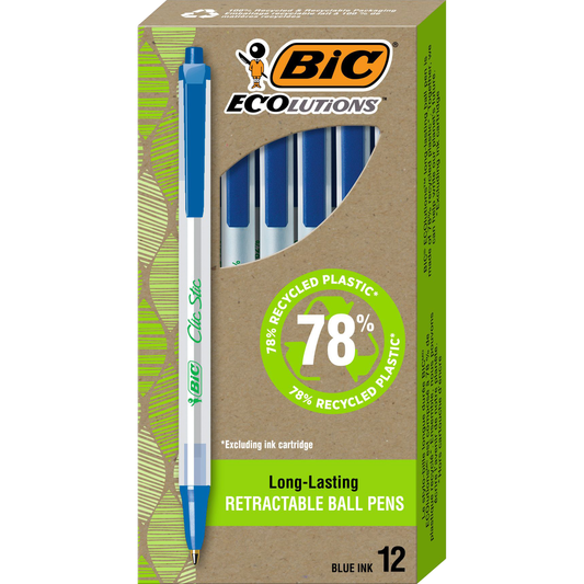 ECOlutions Recycled Clic Stic Retractable Ballpoint Pen