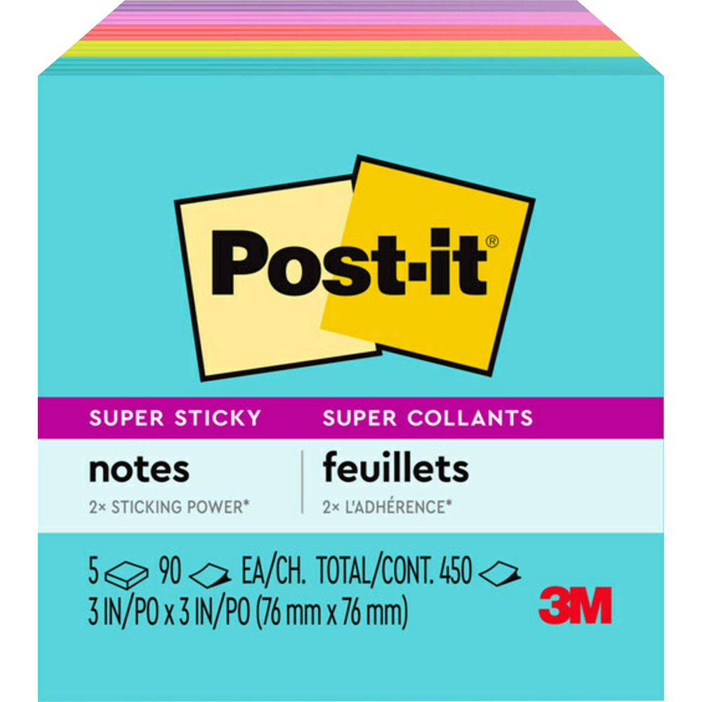 Post-it Super Sticky Notes Cube