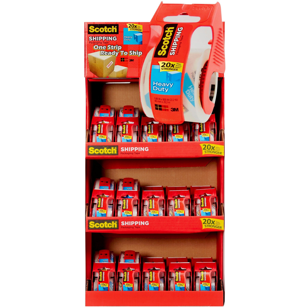Scotch Heavy Duty Packaging Tape Display