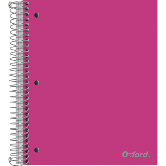 Oxford 3-Subject Poly Cover Notebook