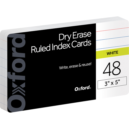 Oxford Dry Erase Index Cards
