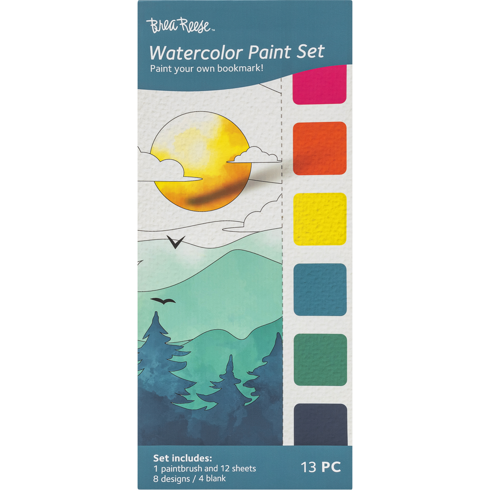 Watercolor with Paint Dots Nature