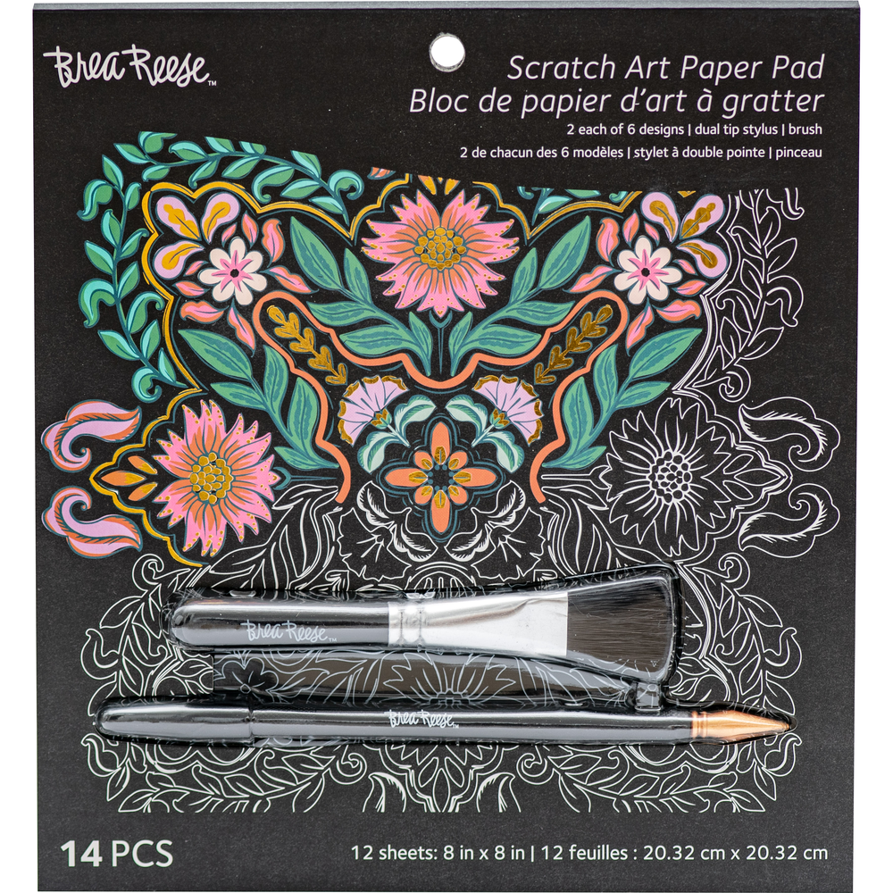 Mandala Scratch Art Paper Pad