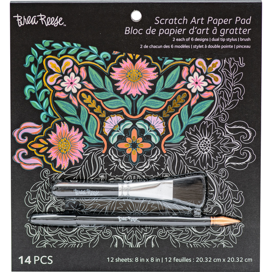 Mandala Scratch Art Paper Pad