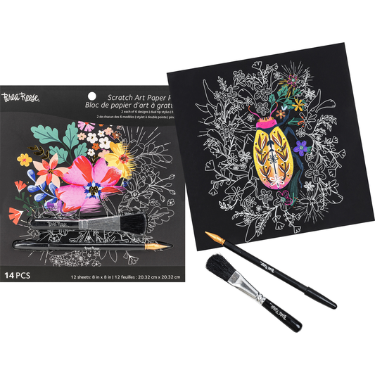 Mystical Scratch Art Paper Pad