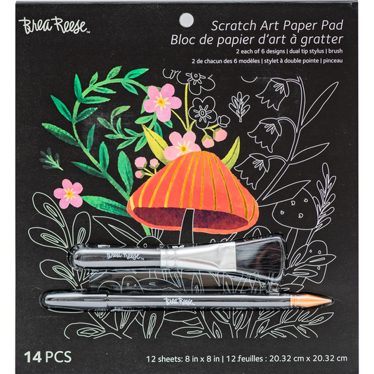 Woodland Scratch Art Paper Pad