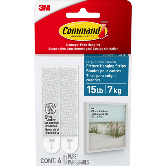 Command 15lb Bath Picture Hanging Strips