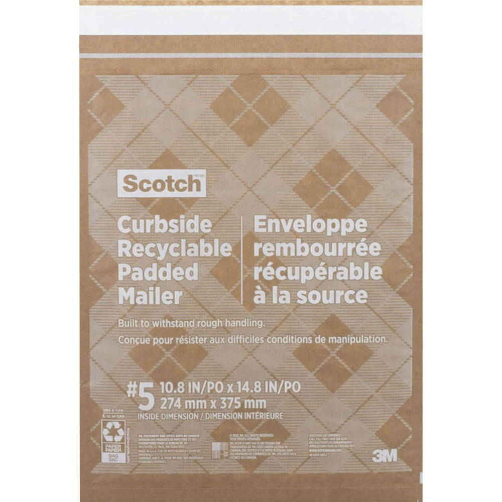 Scotch Curbside Recyclable Padded Mailer