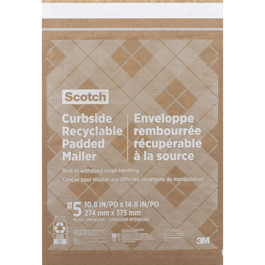 Scotch Curbside Recyclable Padded Mailer